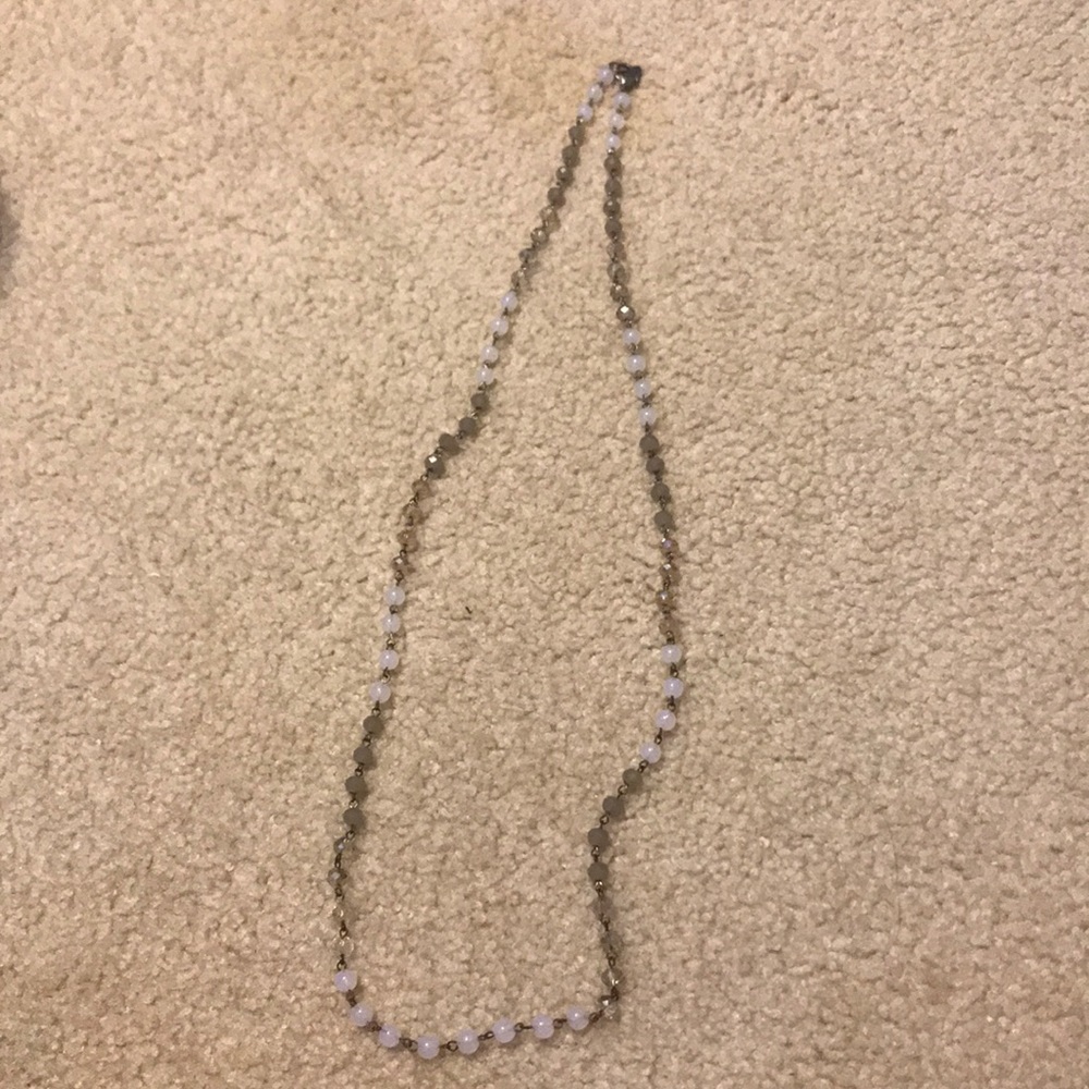 Long beaded necklace